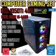 Gaming Computer Work Powerful Specs Intel i5-4460 Gen4 -GTX 1050ti -Ram 8GB/DDR4 -SSD240GB -WIFI-Bea
