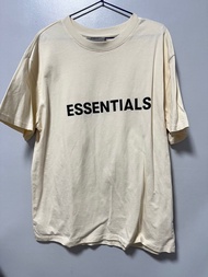 FOG ESSENTIALS 20SS Logo 短T 短袖 FEAR OF GOD 米白色