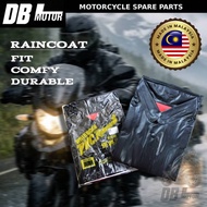 RAINBOW PVC MOTORCYCLE RAINCOAT 3018 54 BLACK RAINBOW PVC BAJU HUJAN TEBAL MOTORSIKAL READY STOCK