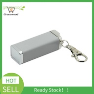GRE Fashion Rectangle Pocket Ashtray Metal Portable Key Chain Cigarette Ash Holder