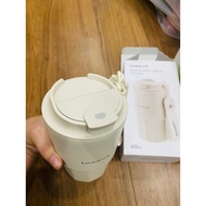 LocknLock Vacuum Coffee LHC4340 Thermal Cup is a 450 ml vacuum tumbler stainless steel thermos