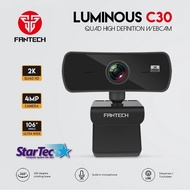 FANTECH LUMINOUS C30 2K 4MP QUAD QHD 1440P HD WEBCAM BUILT IN MIC