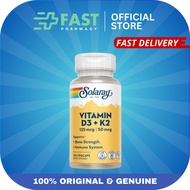 Solaray Vitamin D3 + K2 VegCaps