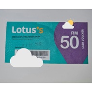 Lotus/Tesco RM50 Cash Voucher (1/Nov/2022)