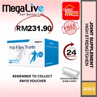 **FREE SHIPPING** MEGALIVE NJ-FLEX FORTE TWIN PACK(2X20'S)