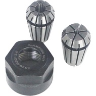 Set Nut Spring Collet ER16 - Chuck Collet ER Berketepatan Tinggi (1/8", "1/4 Inci) dengan Nut Pengap