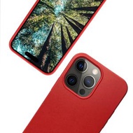 蘋果iPhone 15 Pro Max 環保塑膠保護殼,帶磁吸, 紅色