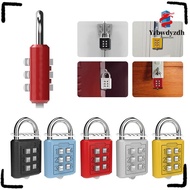 YRBWDYZDH 6 Digit Button Password Lock Anti-theft Combination Lock Security Backpack Zipper Lock