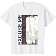 Amber's Disney 24s Kids and Adults T-Shirt BIG Hero 6 TV Series Baymax Excuse Me Graphic T-Shirt Tsh
