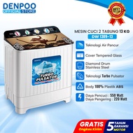 Denpoo Mesin Cuci 2 Tabung DW 1309 13 Kg