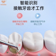 Pembersih gigi elektrik pintar untuk kegunaan rumah bagi kebersihan mulut, menghilangkan plak gigi, 