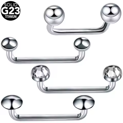 1Pc G23 Titanium Micro Dermal Piercing Crystal Dermal Anchor Piercing Top Internal &External Skin Di