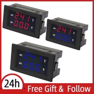 LED Digital Display AC 100~300V Voltmeter 0-10A Ampere Meter