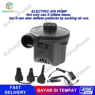 Pompa Angin Elektrik 2 in 1 Vacuum Penghisap Pengisi Ban Praktis untuk Travel Pompa Portabel Mobil