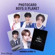 [UNOFFICIAL] PHOTOCARD TRAINEE BOYS 2 PLANET K & C BOYS II PLANET SANGWON LEO YUMEKI KANGMIN JUNSEO 
