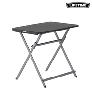 Lifetime USA 30 Inch Black Table - Compact, Stylish Design, Easy Assembly, Built for Durability!