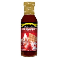 Walden Farms Strawberry Syrup 無糖 零卡路里 士多啤梨糖漿 12fl oz/355mL 072457880689