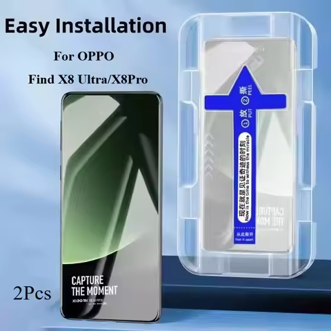 2Pcs Screen Protector For OPPO Find X8 Ultra/ Find X8 Pro/X7 Ultra/X6 Pro/X5 Pro/X3 Pro Tempered Gla