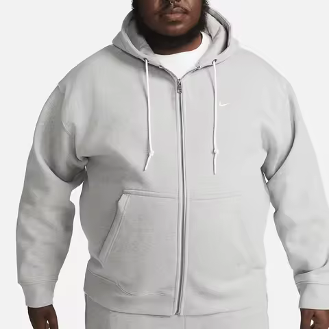 Nike Official Genuine Solo Swoosh Men's Fleece Full-Zip Hoodie DR0403-063