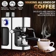 5 Bar Italian Espresso Coffee Maker 250ml Electrical Coffee Machine With Milk Frother Wand 2 in 1 Po
