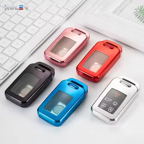 Soft TPU Car Remote Key Case Full Cover Holder Shell For Volvo S60L V40 V60 XC60 XC90 S60 S80L T3 T4