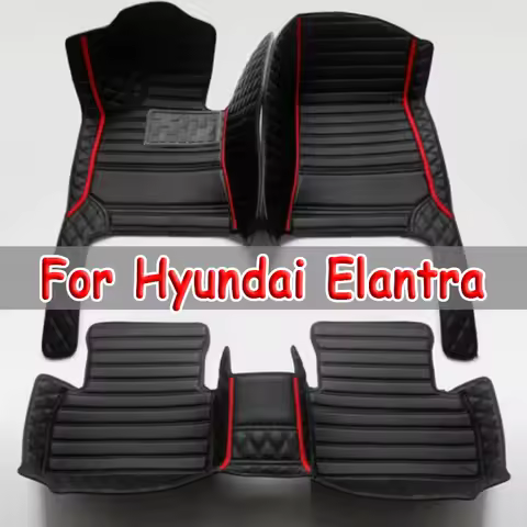 Car Floor Mat For Hyundai Elantra Avante i30 Sedan CN7 2021 2022 2023 2024 Waterproof Protective Pad