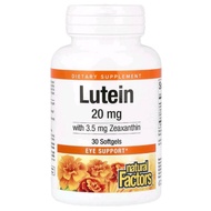 Natural Factors, Lutein, 20/40 mg , 30/60/120 Softgels