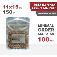 Silver Transmet Sachet Bag Bag 11x15 cm (150g) - Plastic Sachet Packaging - Sachet Packaging Bag