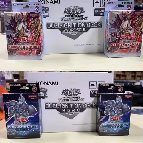 2025 2pcs Yugioh Original Duel Monsters Duel Ignition Deck Swordsoul Hero DI01 DI02 Asian English Co