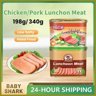 ♕ ▣ ▤ Halal Luncheon Meat Original Pork/Chicken Luncheon Meat 340g/198g Canned Meat