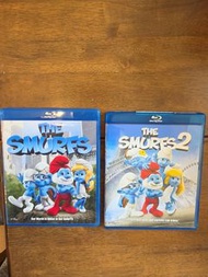 The Smurfs 1 &2 籃精靈大電影第一及第二集 籃光 Bluray Movie 電影(有粤語配音)