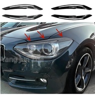 Car Headlight Eyebrow Eyelids Stickers Trim Cover Fit For bmw 1 Series F20 F21 Headlamp Eyelid 2011 