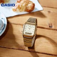 Casio Vintage AQ-230GA-9DMQYES Unisex Gold Analog-Digital Watch Waterproof Minimalist Streetwear Wat