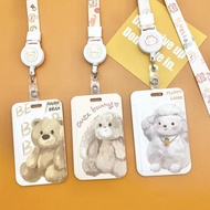 SG seller/Cute Ezlink Bear Little Sheep Student Cardholder Bus Card ID Protection Set Access Card Ca
