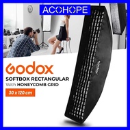 Afope Softbox Rectangular Honeycomb Grid Bowens Mount 30x120cm - SB-FW-30120