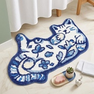 Cute  Bath Mat - Fun Bathroom Rug for  Lovers, Cute Bathroom Decor, Soft Absorbent Microfiber Bath R
