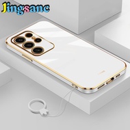 Jingsanc vỏ cho Samsung Galaxy S24 5G/S24 + S24 Plus 5G/S24 Ultra 5g vỏ bảo vệ toàn ống kính máy ảnh