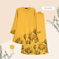 NURSAFIA KURUNG AYESHA V3, BAJU KURUNG, KURUNG MODEN CORAK BUNGA