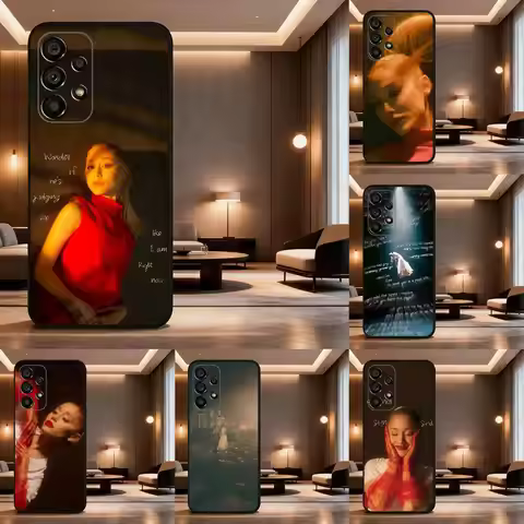 A-Ariana Eternal Sunshine G-Grandes Phone Case Soft black protective case for Samsung Galaxy A32,A10