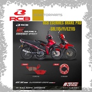 RCB E SERIES BRAKE PAD DISC BRAKE PAD YAMAHA EZ115 SRL115FI LC135 V1 V2 V3 V4 V5 V6 V7 BRAKE SHOE