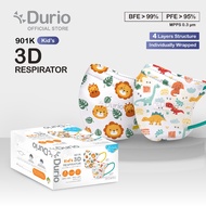 Durio 901K Kid's 3D Respirator - Safari & Dinosaur (40 Pcs)