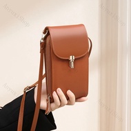 Genuine leather phone bag, crossbody bag, shoulder bag with 8 card slots, ID evidence slot, zipper p