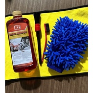 Combo Xà Bông Rửa Xe BZ 1L Kèm Bình Xịt Bọt Tuyết Xịn Bộ Cọ Rửa Xe Khăn Lau Xe Bao Tay Rửa Xe Khuyến