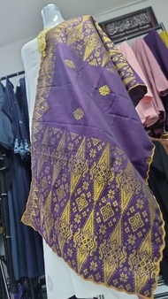 Veil Corak songket cotton 100% muslimah permpuan fesyen selendang songket tenun 2025# veil muslimah