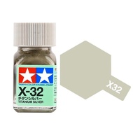 💯Tamiya #80032 - Enamel X-32 Titanium Silver (Gloss)