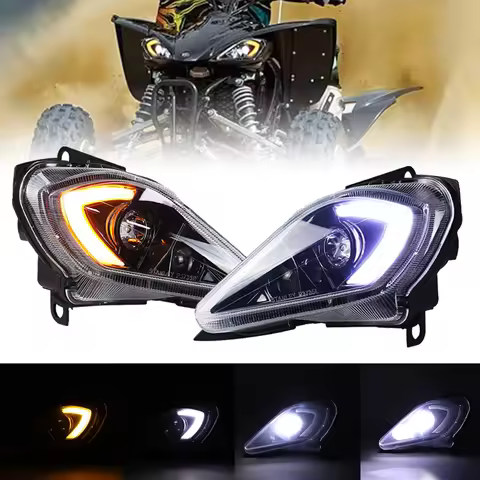 LED Turn Signal Light Hi/Low Beam DRL Light Headlights for Yamaha YFZ 450 YFZ450R YFZ450X Wolverine 