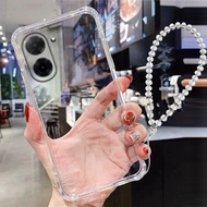 C71 Poco เคส4G สำหรับ Xiaomi Poco C71 C 71 C 61 PocoC61 PocoC71 4G 5G 2025คริสตัลส่องแสงหรูหราโซ่ลูก