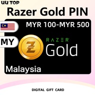 Razer Gold PIN MY Gift Card⚡ Malaysia RM 100/200/300/400/500 E-GiftCard MYR⚡UU TOP  24/7 Chatroom De