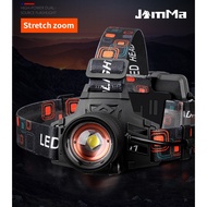 [JamMa] XHP70 strong light rechargeable super bright headlight wild fishing camping outdoor head-mou