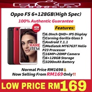DUAL SIM) Oppo F5 (6+128GB) Best Budget Android Gaming Smartphone Suitable For Kids Learning Watchin